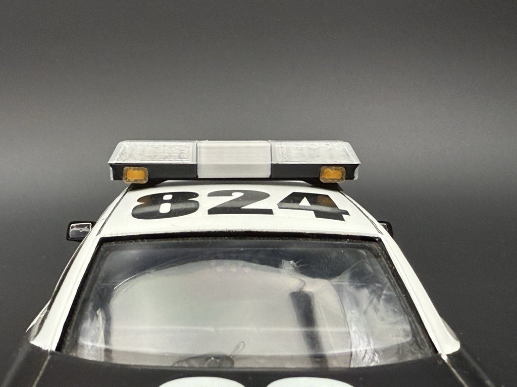 1/24 25 Scale Clear Chrome Streethawk Lightbar Police 246415