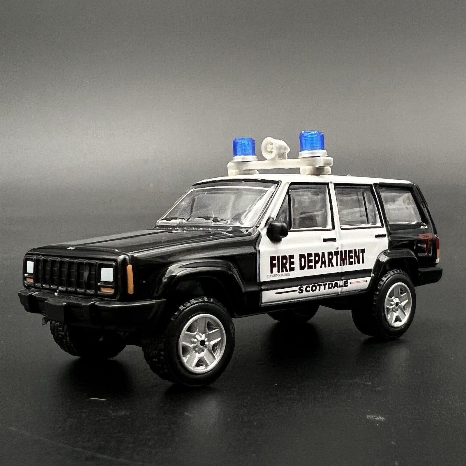 2 Pack 1/64 Blue Mars Skybolt Beacon Lightbar Siren Speaker Police Sheriff4