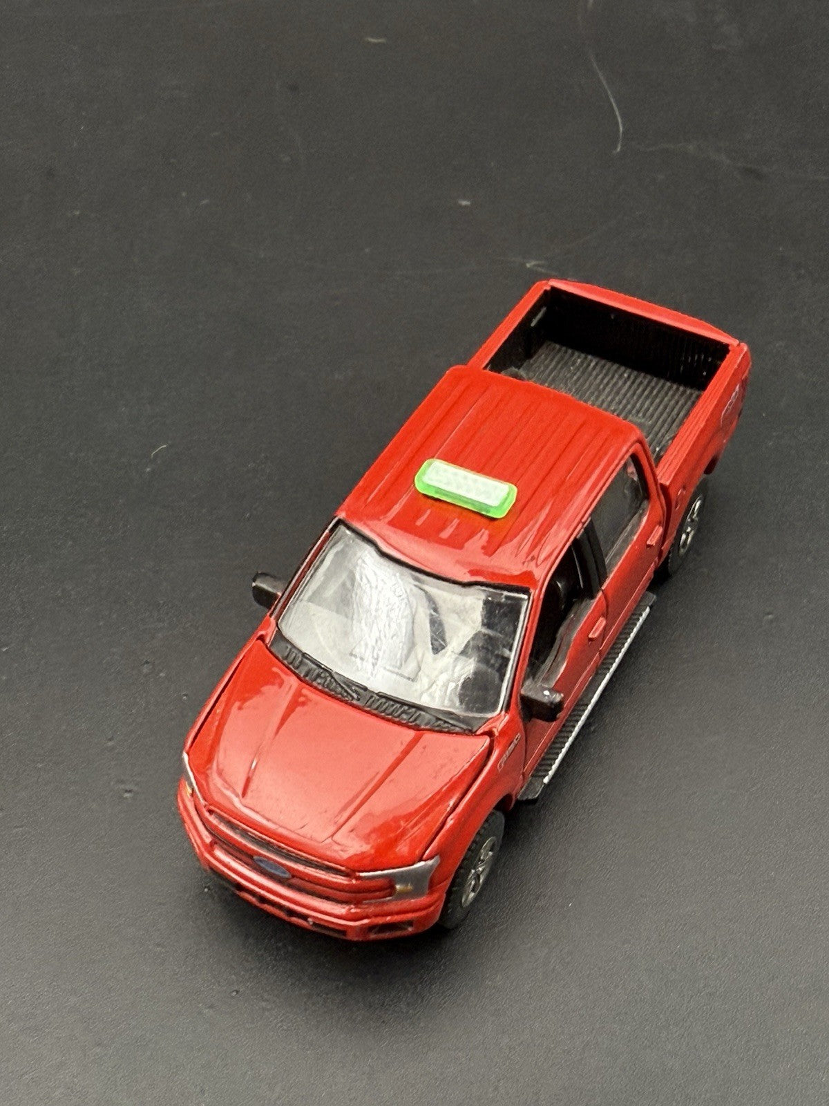 2 Pack 1/64 Mini Whelen Edge Green Lightbar Gray Top Cover Work Truck Security8