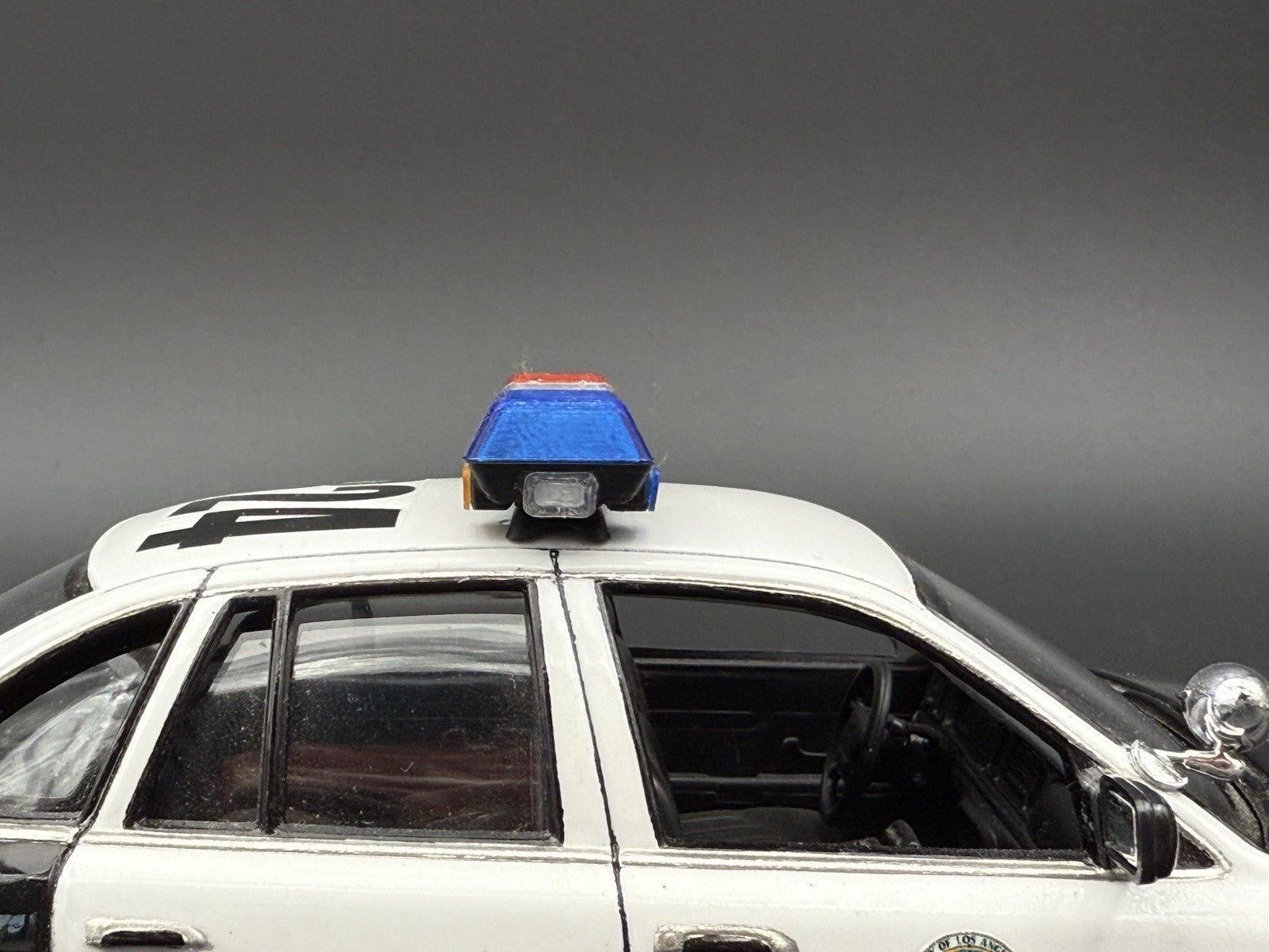 1/24 25 Scale Blue Red Chrome Streethawk Lightbar Police 24648