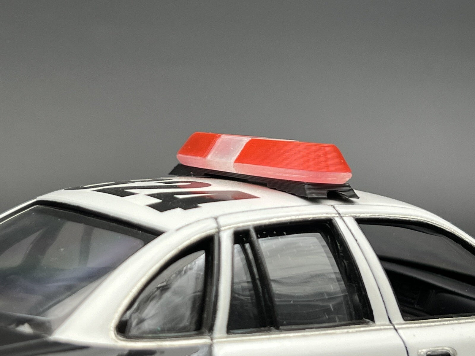 1/24 25 Clear Red Federal Signal Vista Lightbar Fire State Police Sheriff EMS7