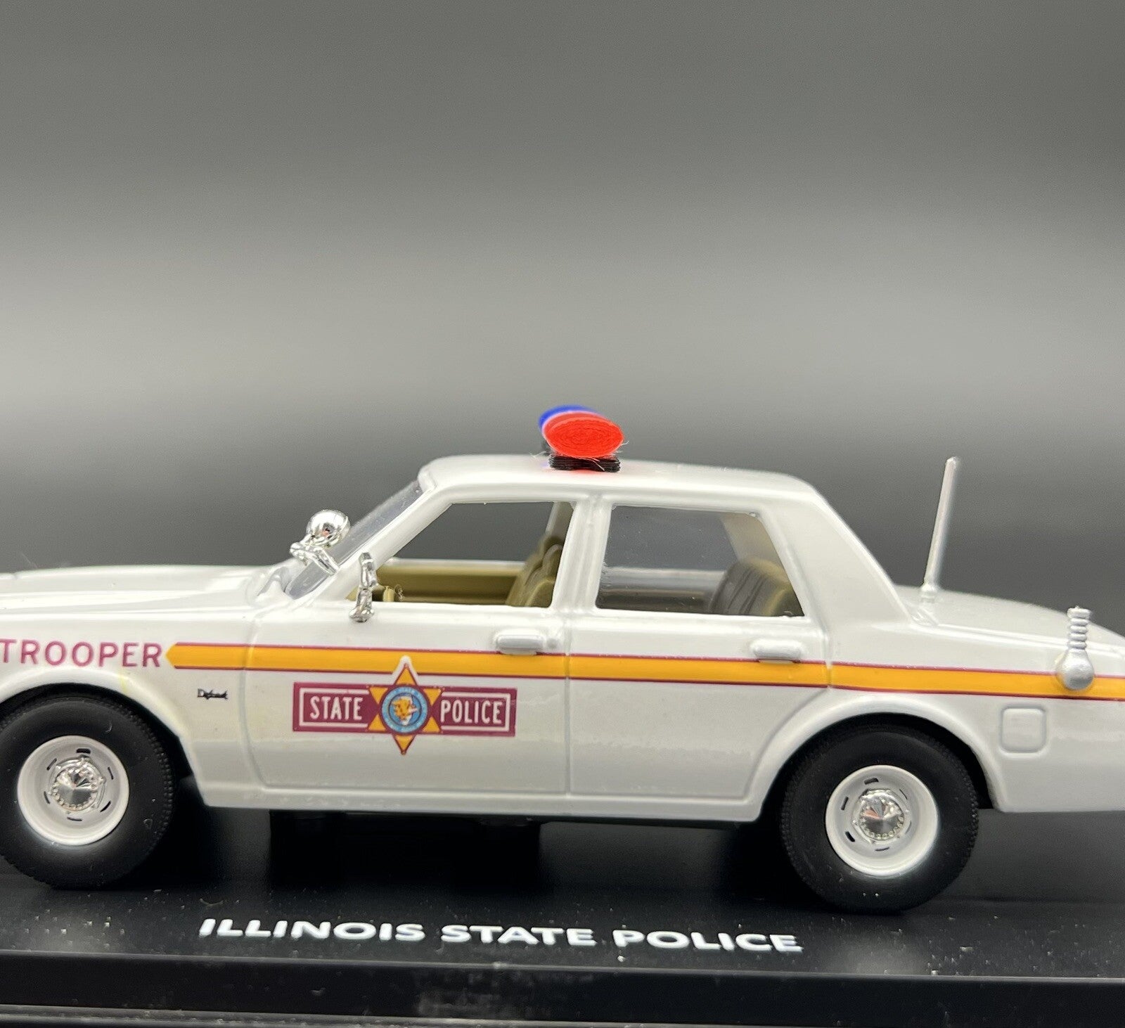 2 Pack 1/43 O Scale Red Chrome Aerodynic Lightbar Police Fire 4310R Chrome3