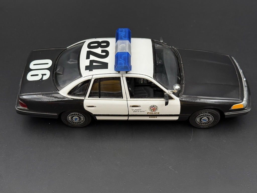 1/24 25 Scale Blue Clear Streethawk Lightbar Police 24647