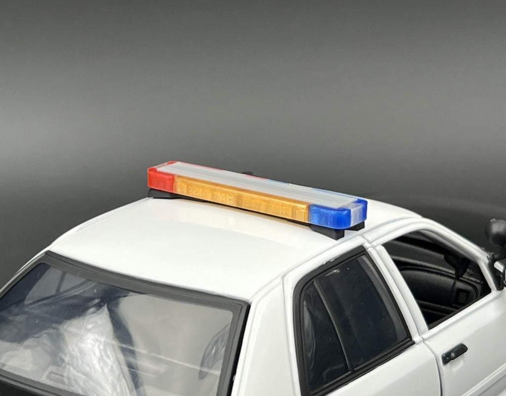 1/18 LED Ready Whelen Edge Lightbar Blue Red Amber Highway Patrol Police Sheriff2
