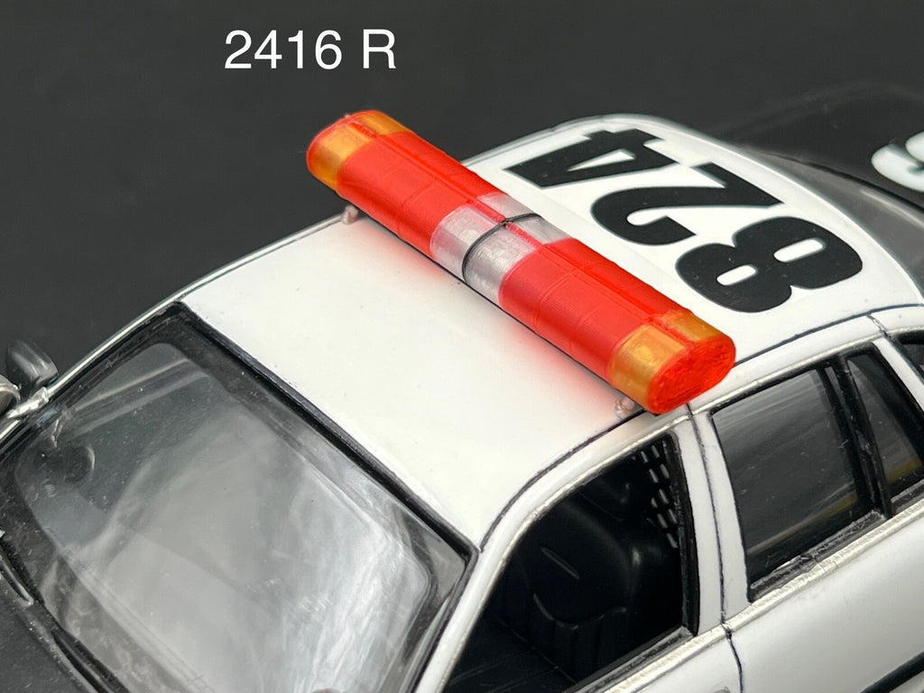 1/24 1/25 LED Ready AeroDynic Lightbar Red Clear Amber Police Sheriff Fire EMS1