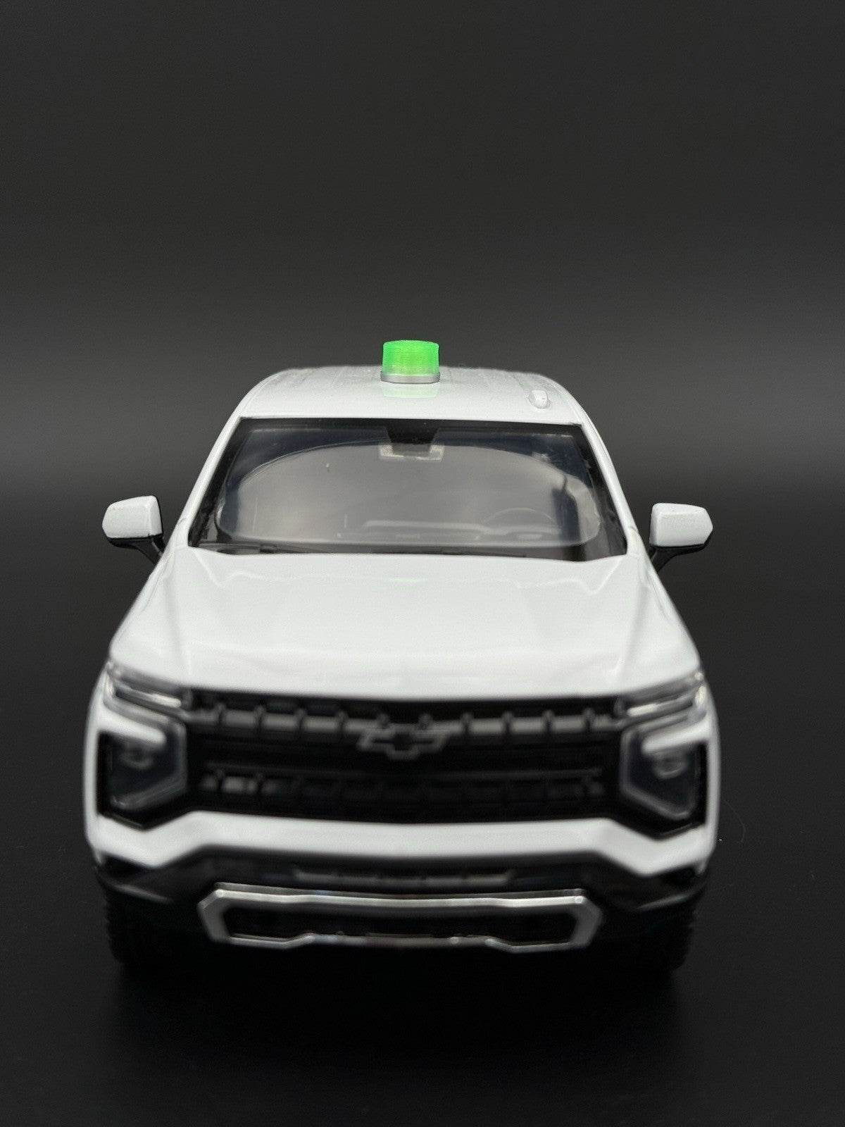 2-Pack 1/24 25 Scale Model LED Compatible Green Beacon Lightbar 2410G3