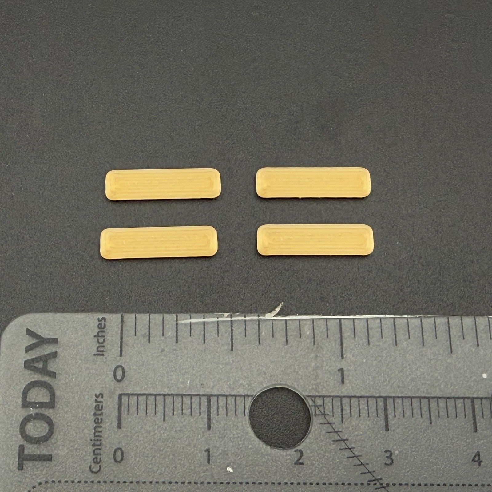 4 Pack 1/87 HO Scale Amber LED Style Whelen Lightbar Security Work Tow Truck9
