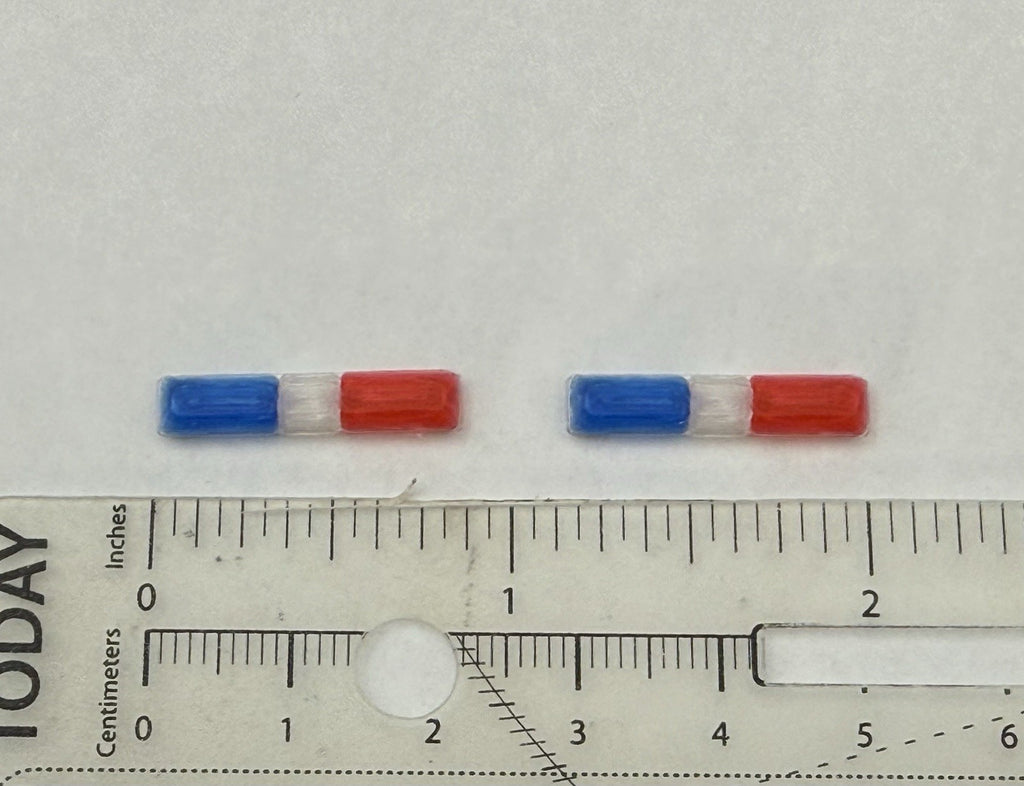 2 Pack 1/64 Code 3 LP6000 Clear + Blue Red Lightbar Greenlight Police Fire SUV2