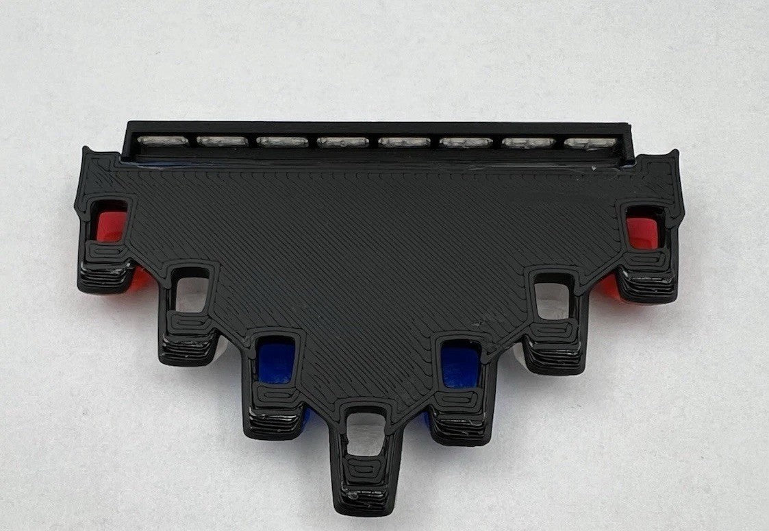 1/24 25 LED Ready CHP PSP Federal Vector Vision Lightbar Police Car 2432 BR32