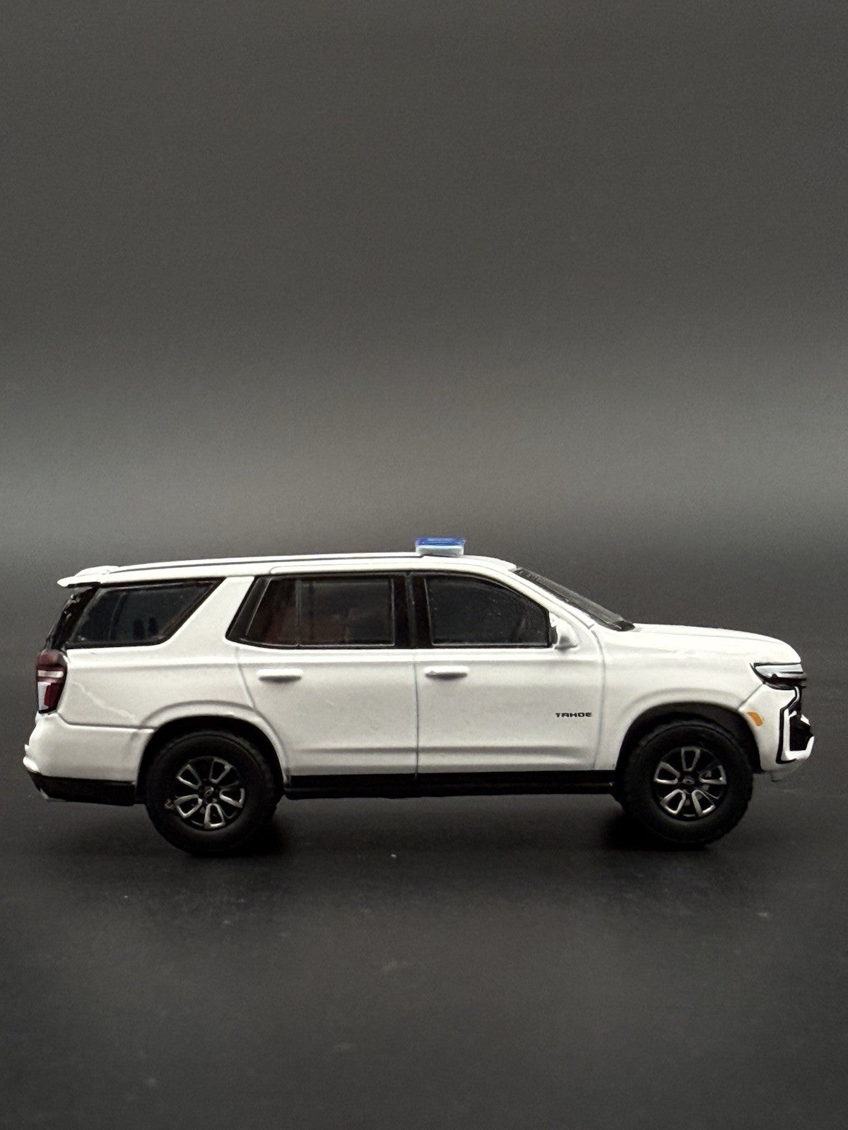 2-Pack 1/64 Scale Model Silver Top Blue LED Style Whelen Lightbar 6402BS3