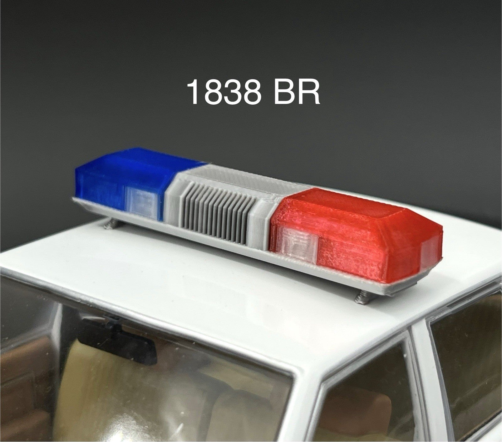 1/18 Blue Red Smith Wesson 8780 8880 8980 Lightbar Police Sheriff Fire0