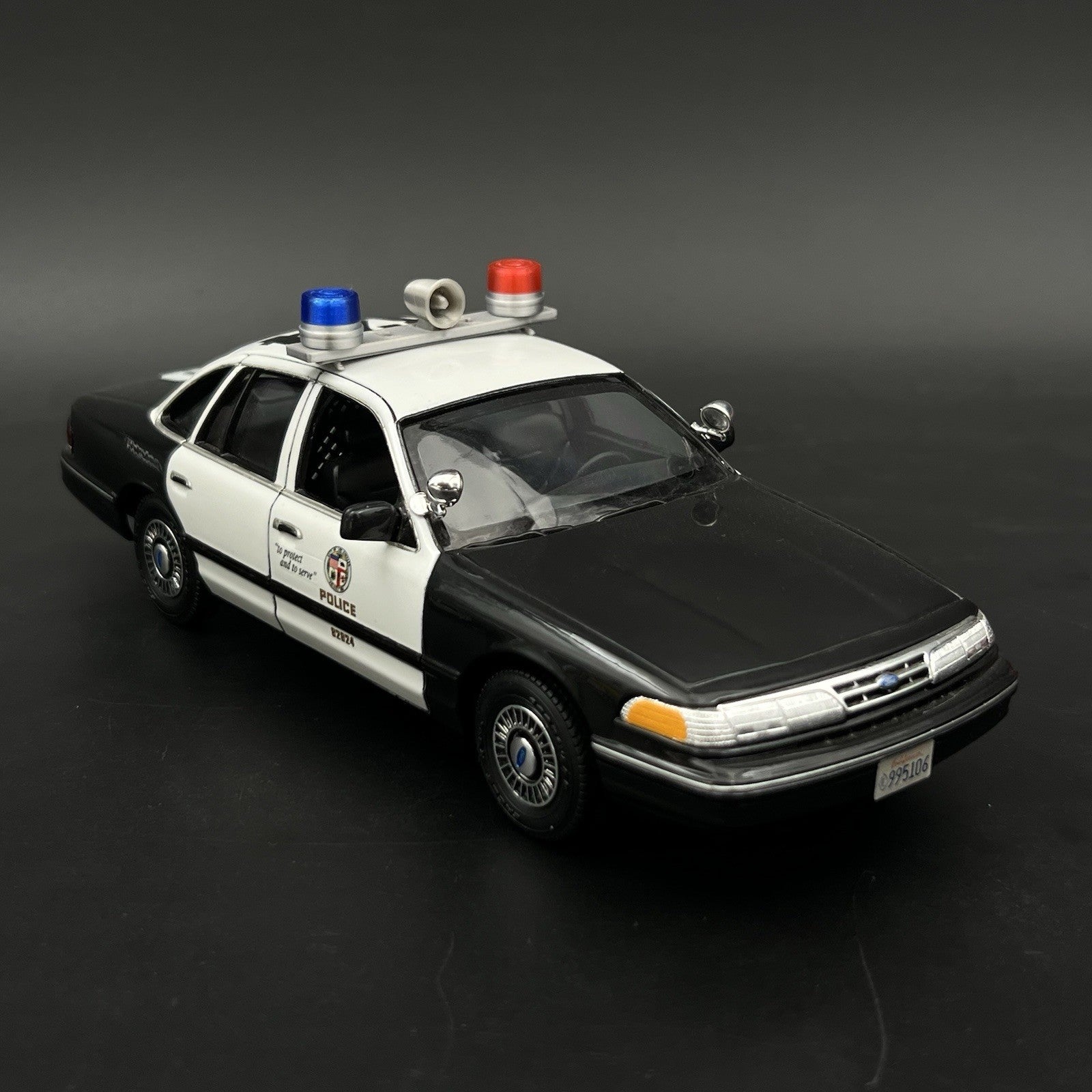 1/24 1/25 Blue Red Mars Skybolt Beacon Lightbar Siren Speaker Police Sheriff6