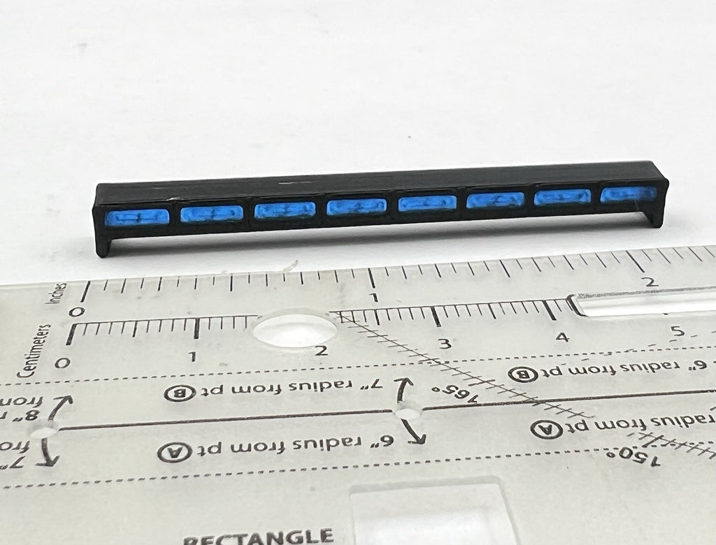1/18 LED Ready Blue Traffic Advisor Arrow Stick Deck Lightbar Police Sheriff1