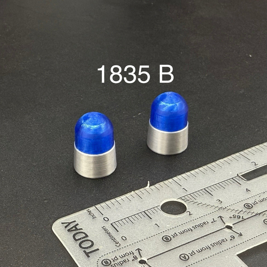 2 Pack 1/18 LED Compatible Blue Beacon Ray Lightbar Police Fire Sheriff0
