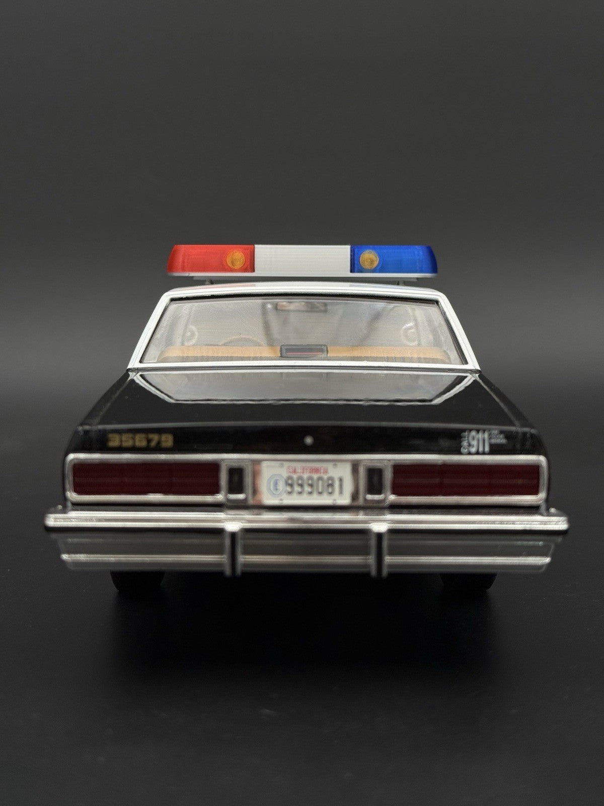 1/18 Scale Model Wide XL Blue Red Whelen 80H 90H 8000 Lightbar Police 1844XLBR7