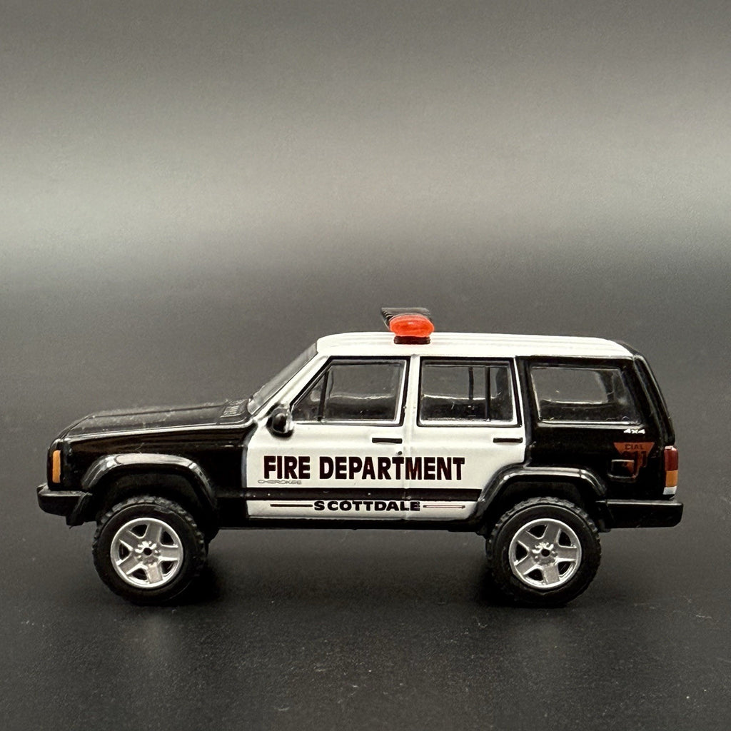 2-Pack 1/64 Scale Model Jetsonic Blue Clear Red Lightbar Police 6424BCR5