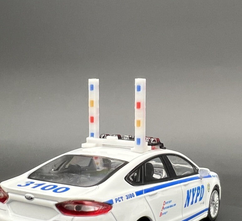 1/43 NYPD Highway Patrol Style High Riser Lightbar New York Police Sheriff3