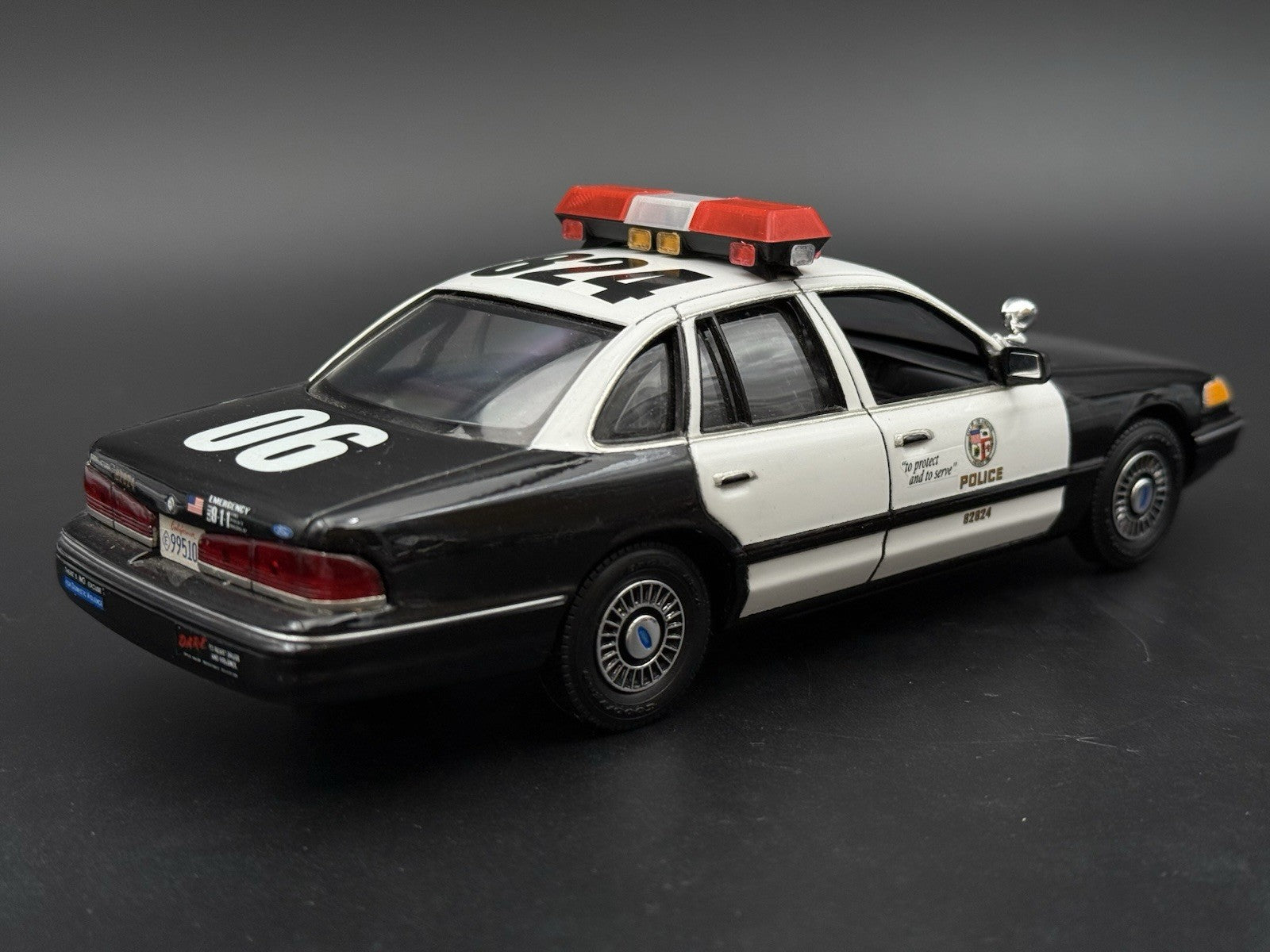 1/24 25 Scale Red Streethawk Lightbar New York Police Sheriff Fire 2464RClear11