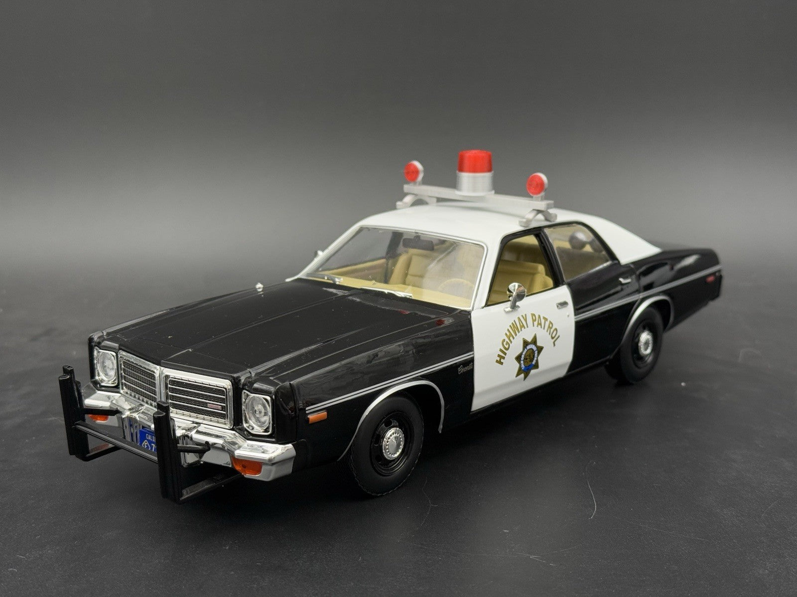 1/24 25 Scale Model Visibar CJ 184 284 Red Beacon Lollipop Police Light 2456RRR2