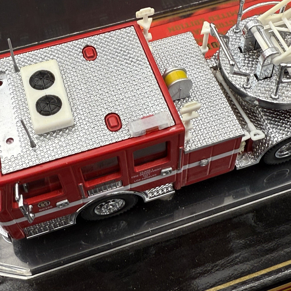 2 Pack 1/64 Mini Whelen Edge Clear Red Clear Lightbar Gray Top Police Fire EMS2