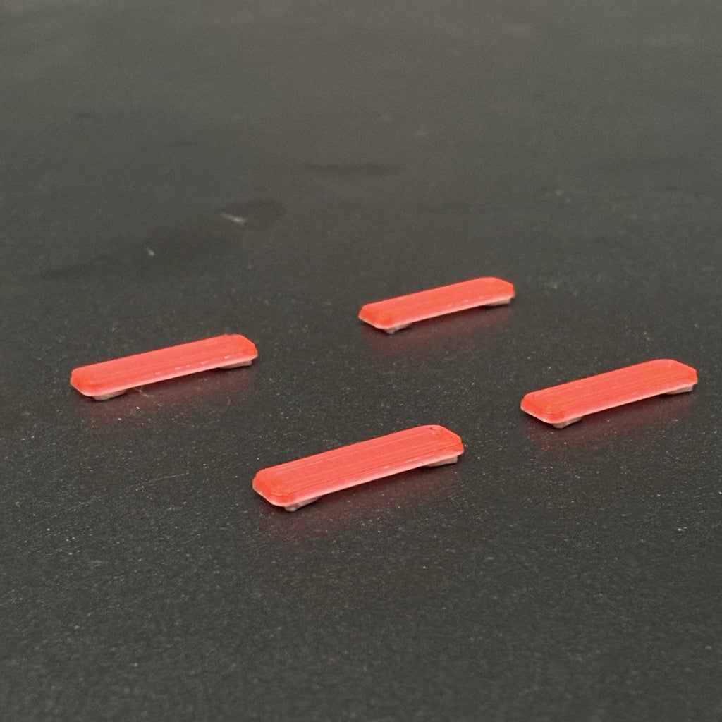 4 Pack 1/87 HO Scale Red LED Style Whelen Lightbar Police Car Fire Ambulance3