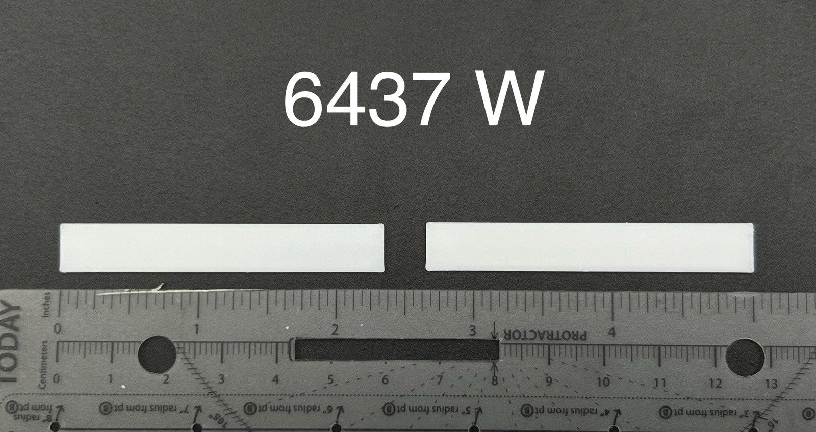 2 Pack 1/64 White Ladder Board For Code 3 Fire Truck Engine Quint Kitbash Custom0