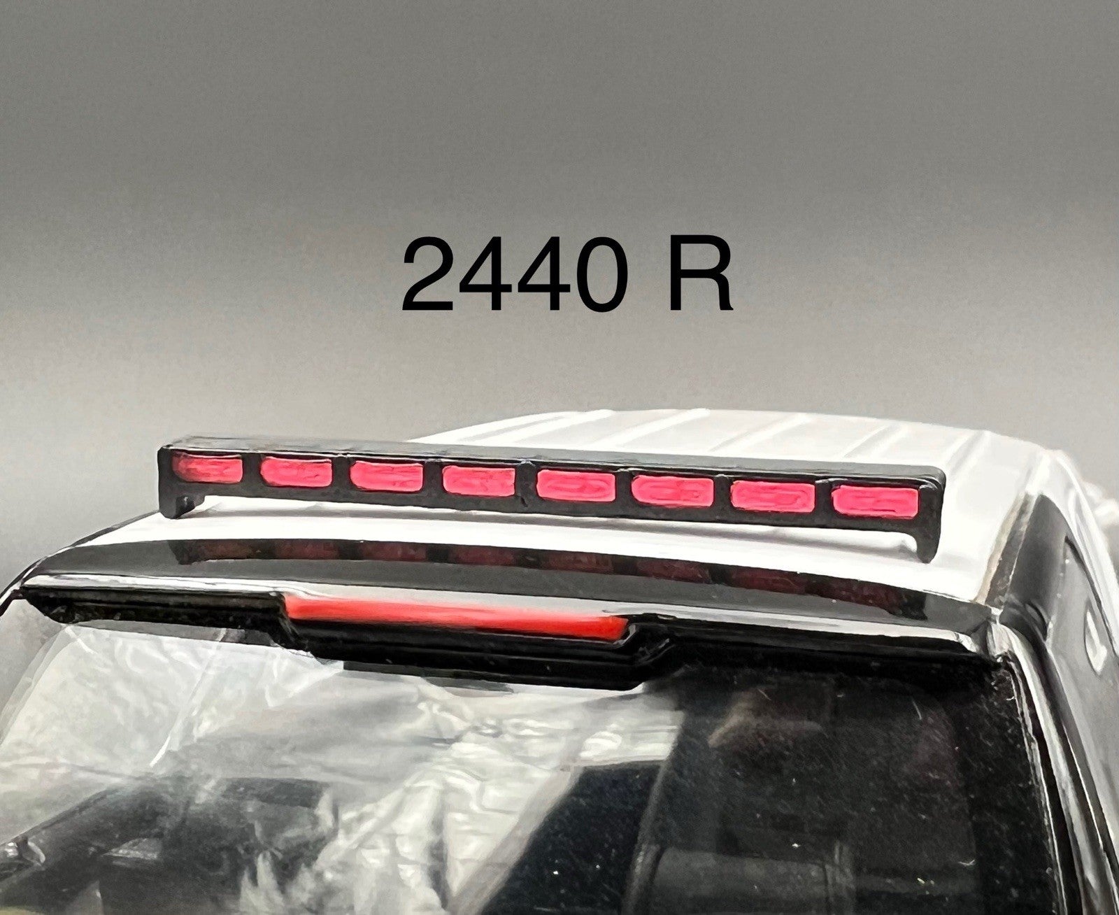 1/24 LED Ready Red Traffic Advisor Arrow Stick Deck Lightbar Police Sheriff Fire0