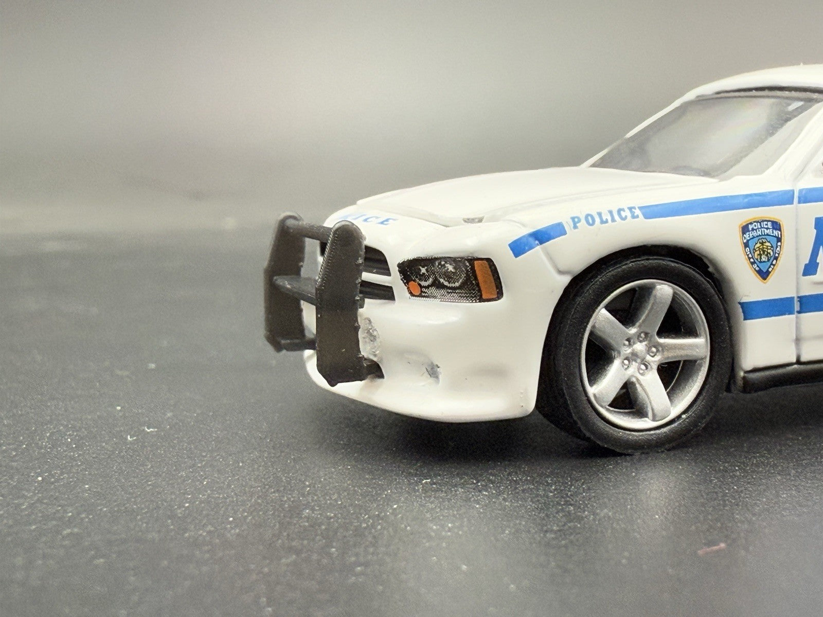 2 PACK 1/64 Go Rhino Push Bumper Pushbar For Charger Police Greenlight 5968