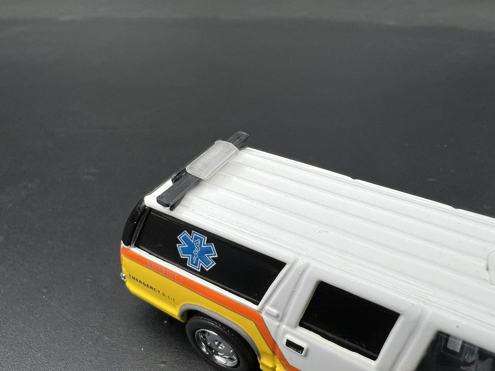 1/64 Jetsolaris Lightbar For NYPD Chevy Express Van New York Police Fire Sheriff4