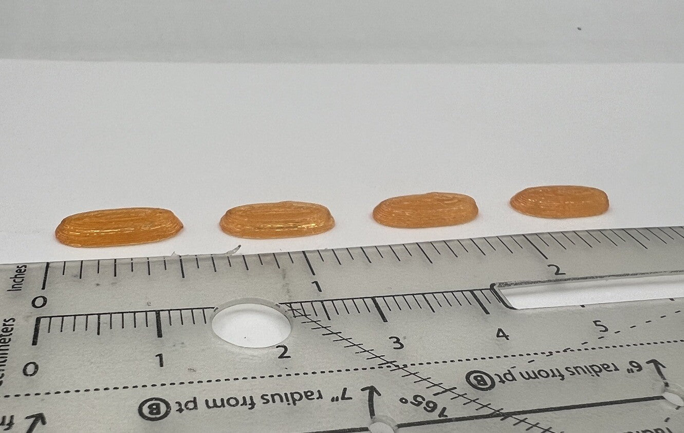 4 Pack 1/87 HO Scale Amber Federal Signal Vista Lightbar Security Tow Work Truck1