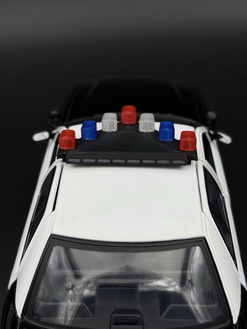 1/18 Scale Model LED Ready CHP PSP Federal Vector Lightbar Police Car 1837 BR312