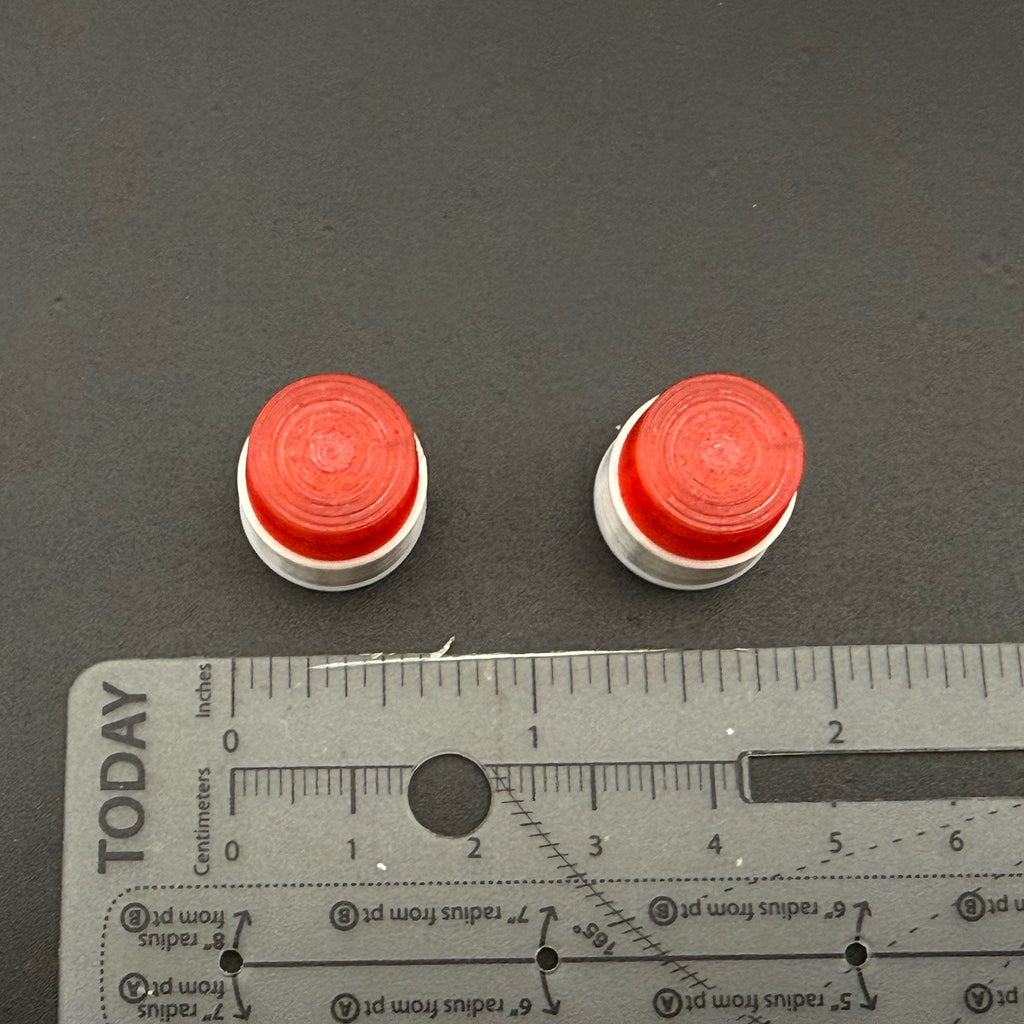 2 Pack 1/18 LED Ready Federal CJ 184 284 Beacon Red State Police Trooper Sheriff1