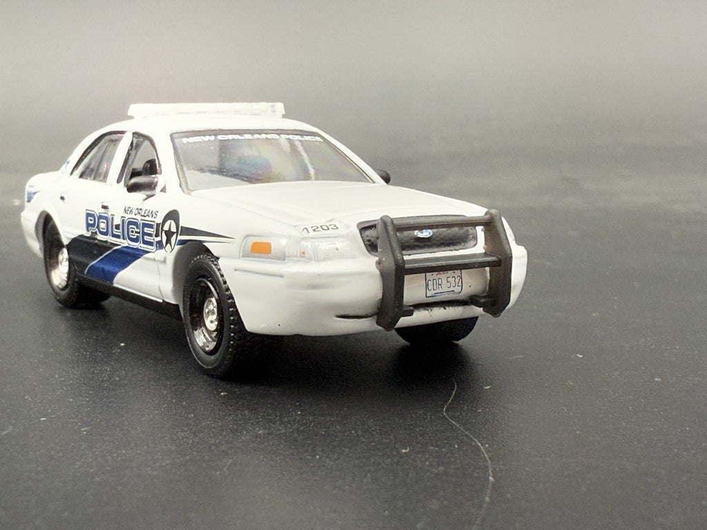 2 PACK 1/64 Go Rhino Push Bumper Pushbar Crown Vic Police Rollin Greenlight 5964