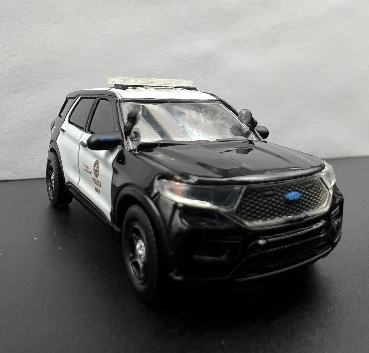 4-Pack 1/64 Scale Model Spotlight Red Clear Fire Police Car SUV 6421 CHP4