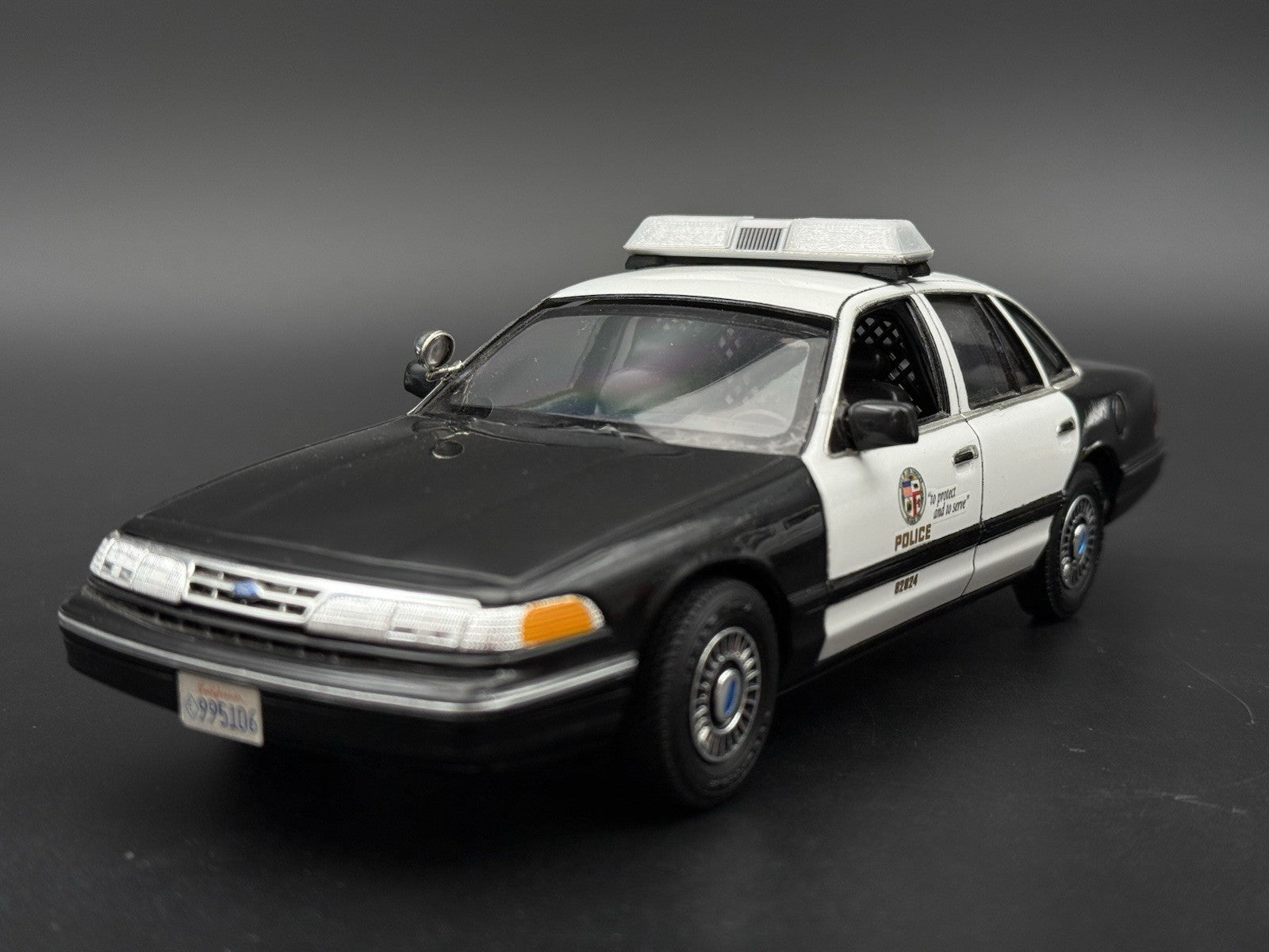 1/24 25 Clear Chrome Code 3 LP6000 Lightbar Police Fire 2411ChromeC4
