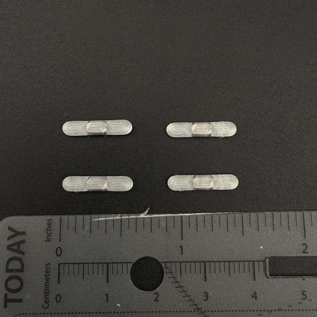 4 Pack 1/87 HO Clear 8000 90H Lightbar Police Sheriff Fire EMS Ambulance1