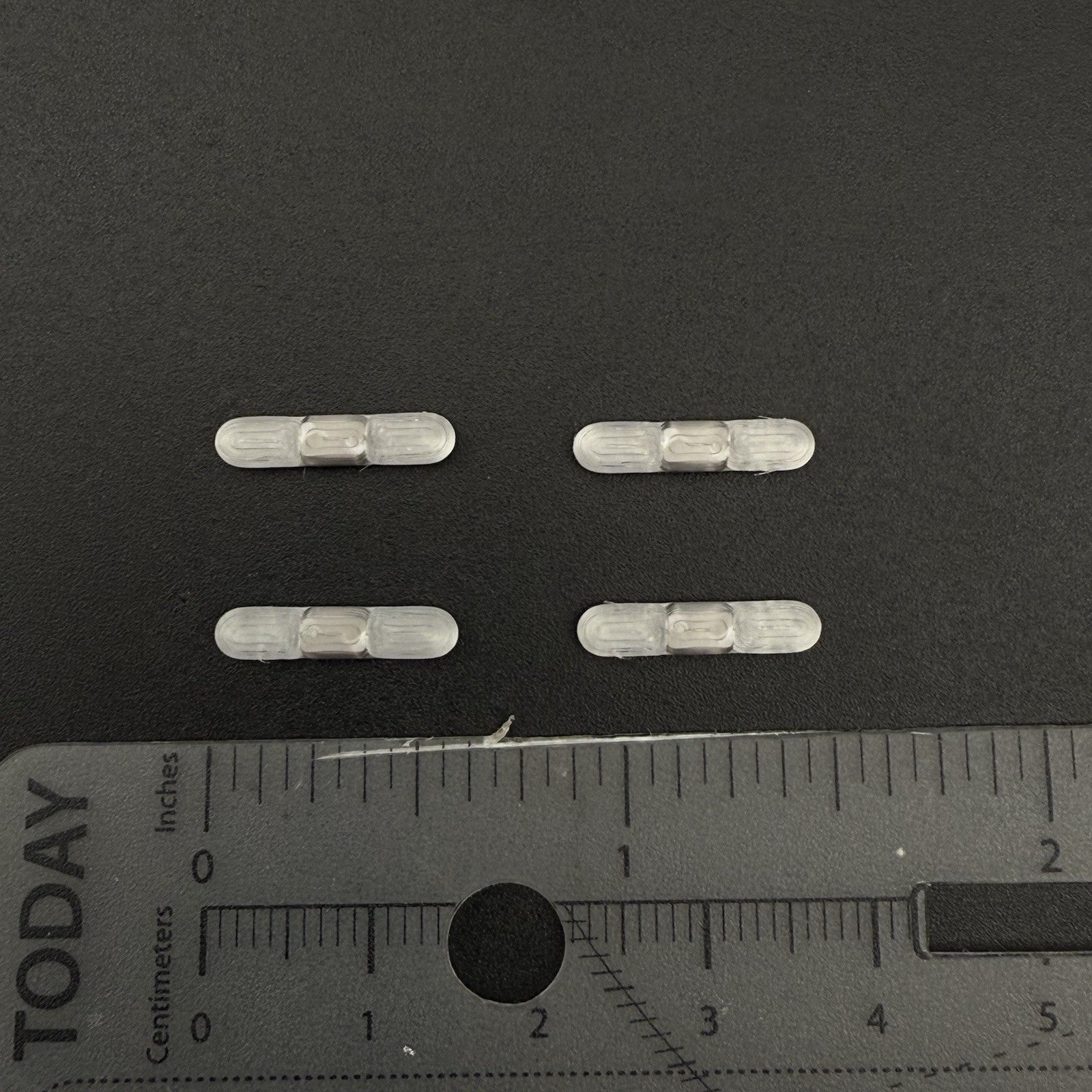 4 Pack 1/87 HO Clear 8000 90H Lightbar Police Sheriff Fire EMS Ambulance1