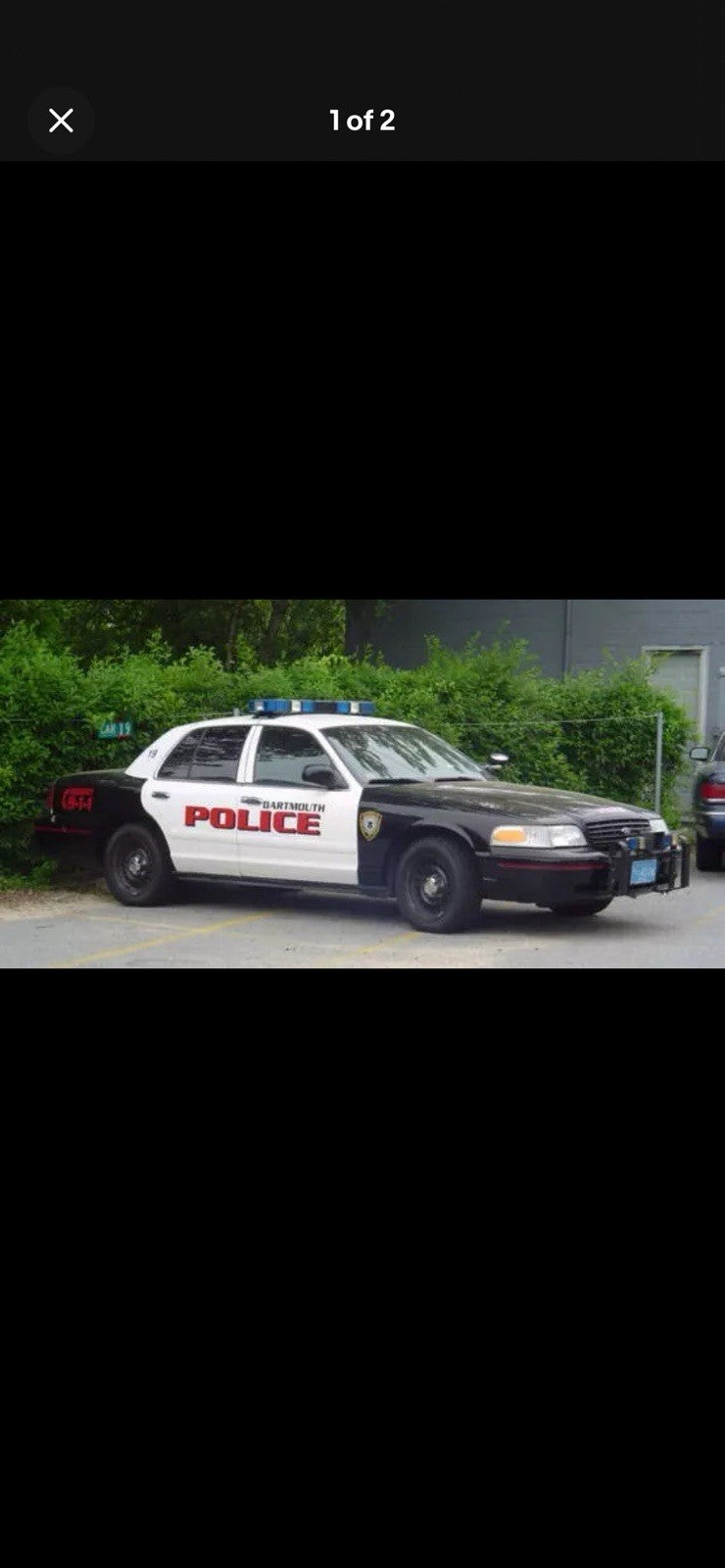 1/18 LED Ready Whelen Edge Massachusetts Police Lightbar Blue Clear Amber Red16