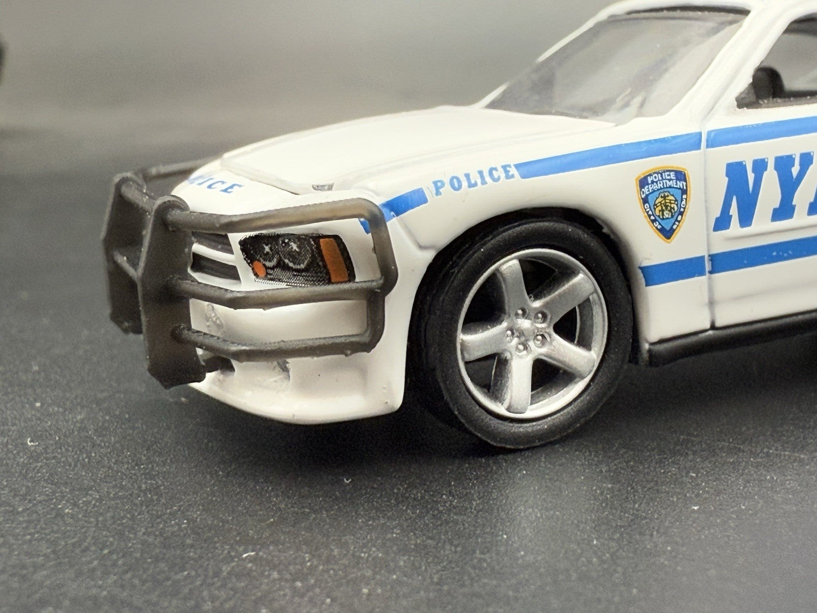 2 PACK 1/64 Go Rhino Wrap Around Push Bumper Pushbar Charger Police Greenlight4