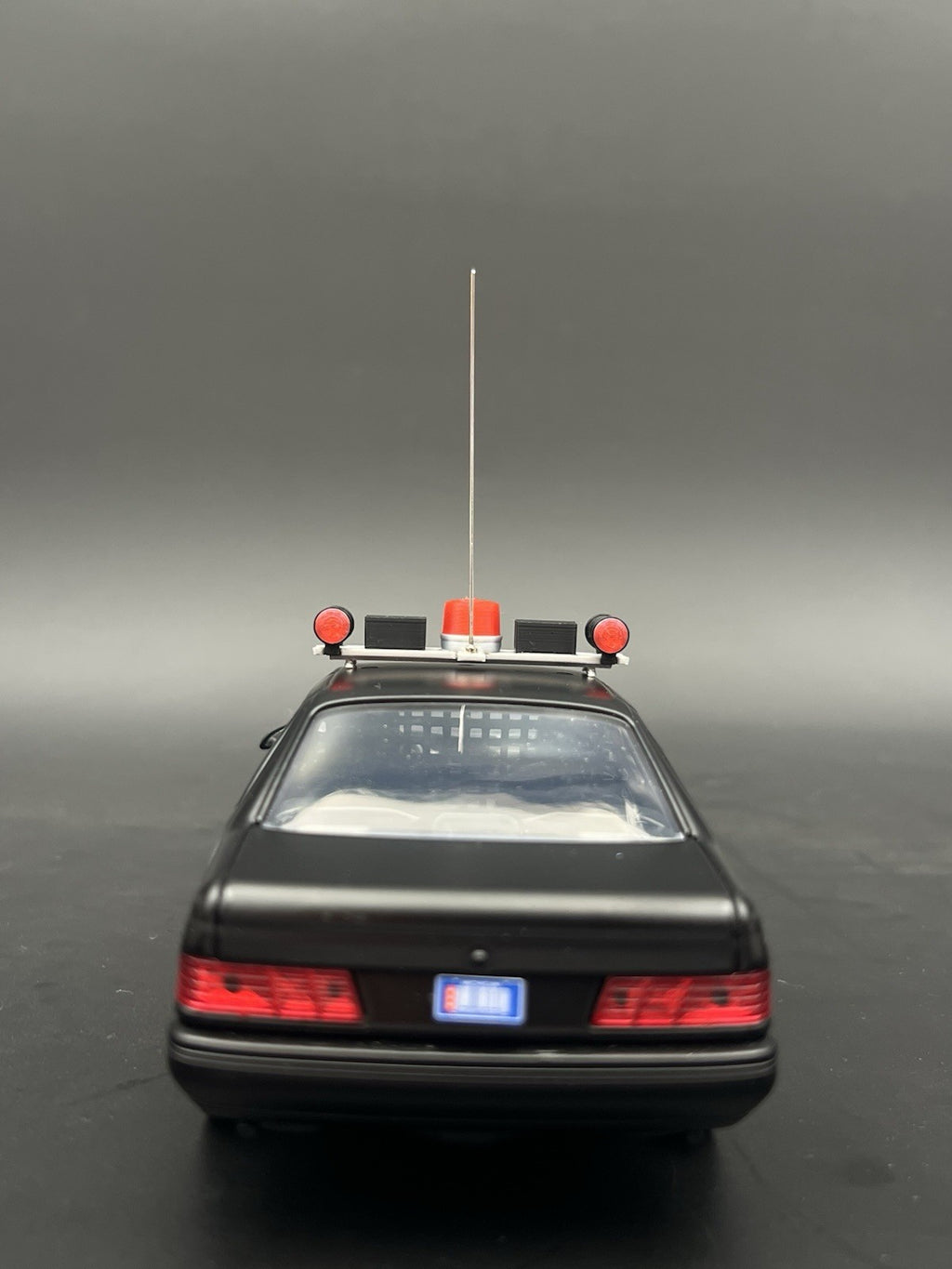 1/24 25 Dominion Lightbar Red Clear Ontario Provincial Police OPP Style Canada13