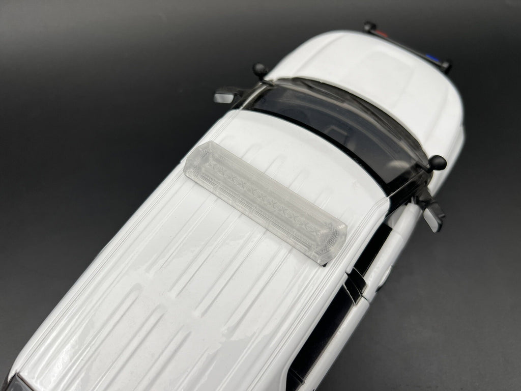 1/18 Scale Model PCB Compatible Code 3 2700 Clear Lightbar Police 1813PCBC7