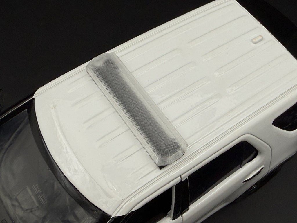 1/18 Scale Model PCB Compatible Code 3 2700 Clear Lightbar Police 1813PCBC1