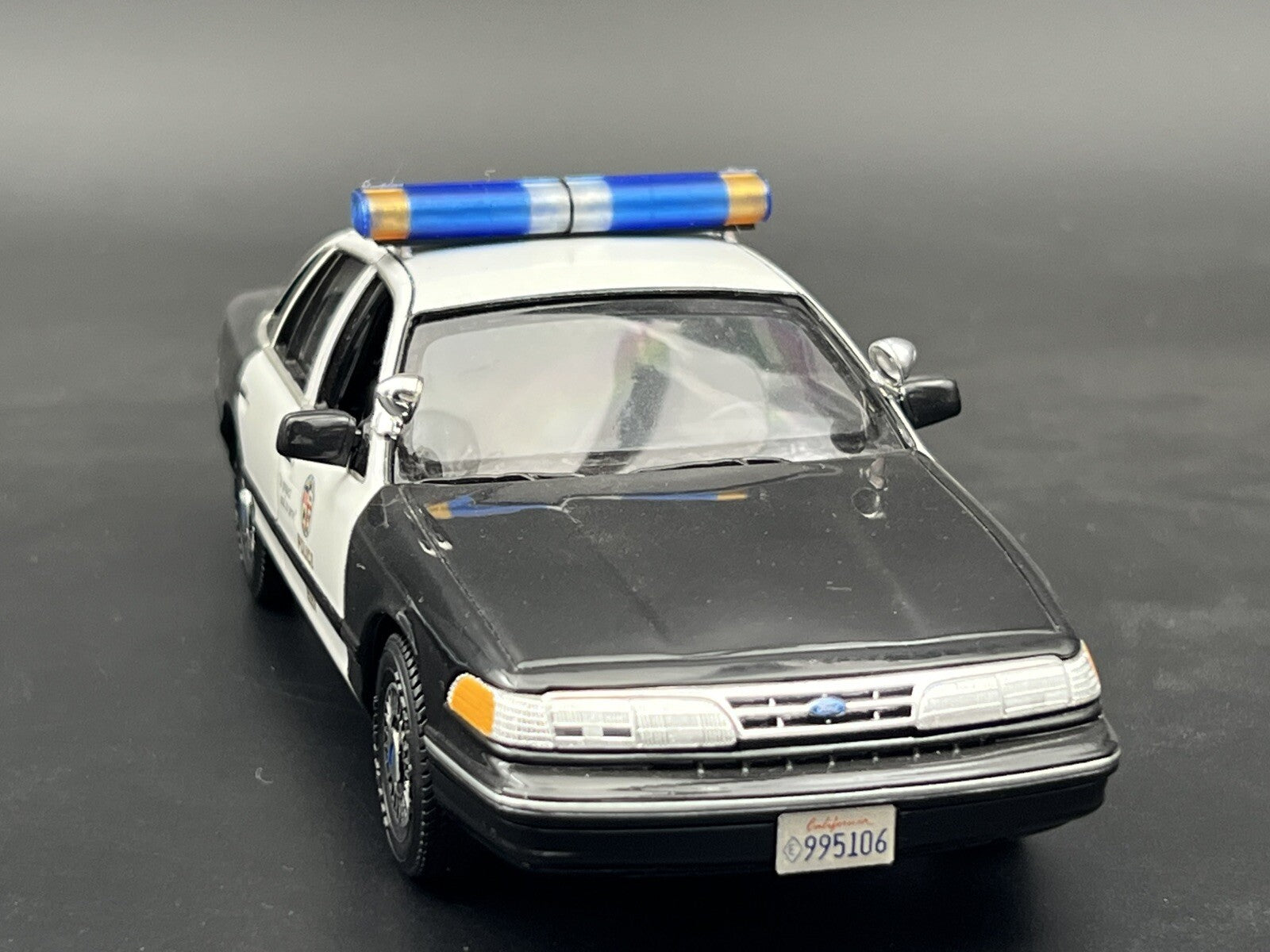 1/24 1/25 LED Ready AeroDynic Lightbar Blue Clear Amber Police Sheriff Fire2