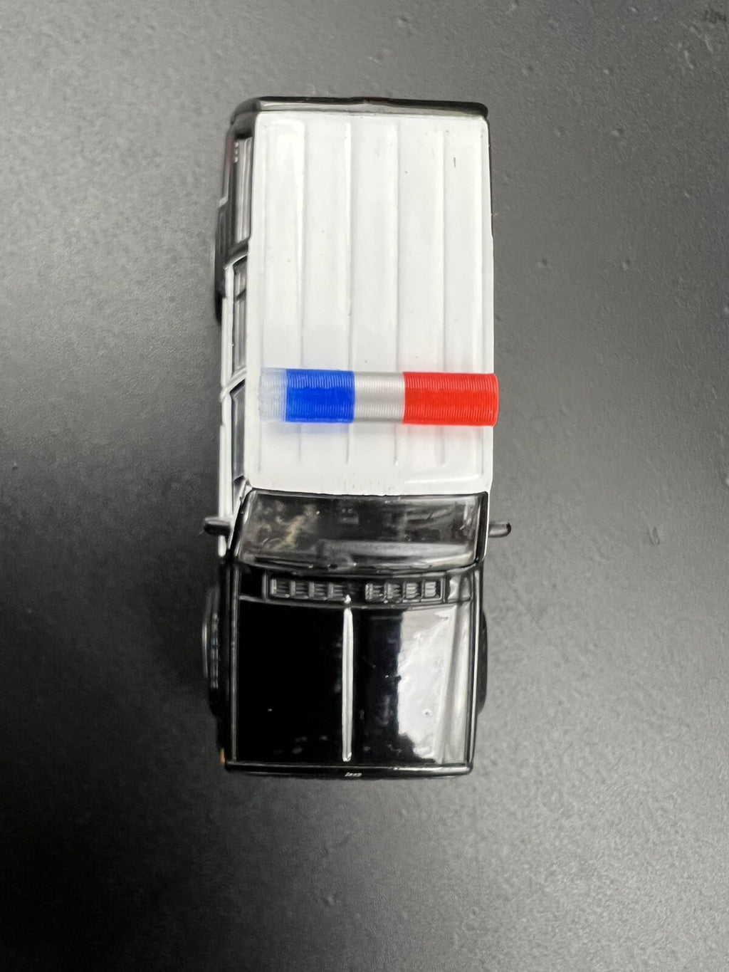 2 Pack 1/64 Blue Clear Red Chrome Federal Signal Aerodynic Lightbar Police7