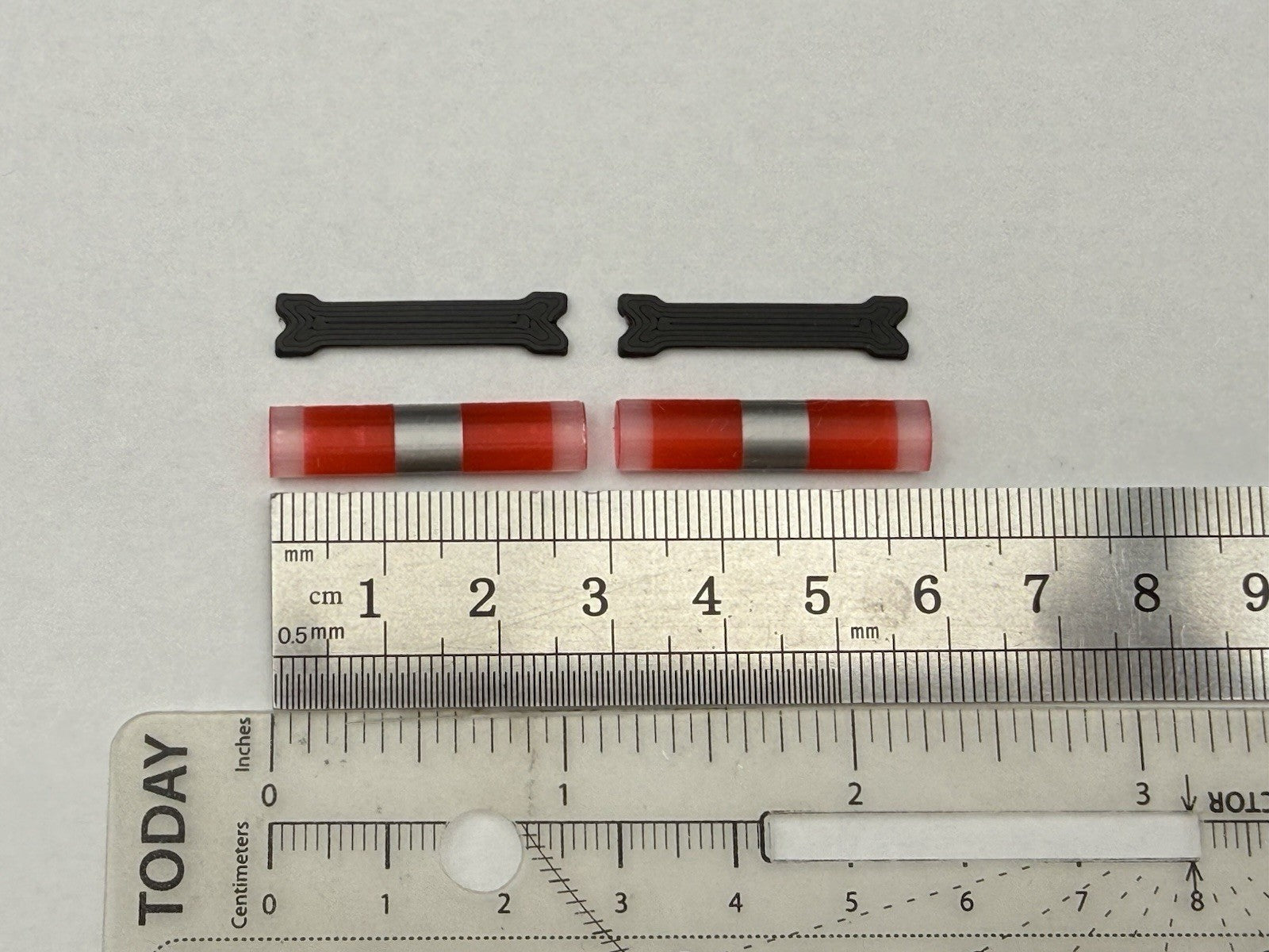 2 Pack 1/43 O Scale Red Chrome NYSP New York Aerodynic Lightbar Police Fire 43101