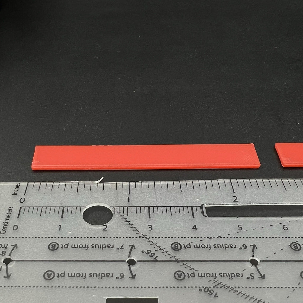 2 Pack 1/64 Red Ladder Board For Code 3 Fire Truck Engine Quint Kitbash Custom1