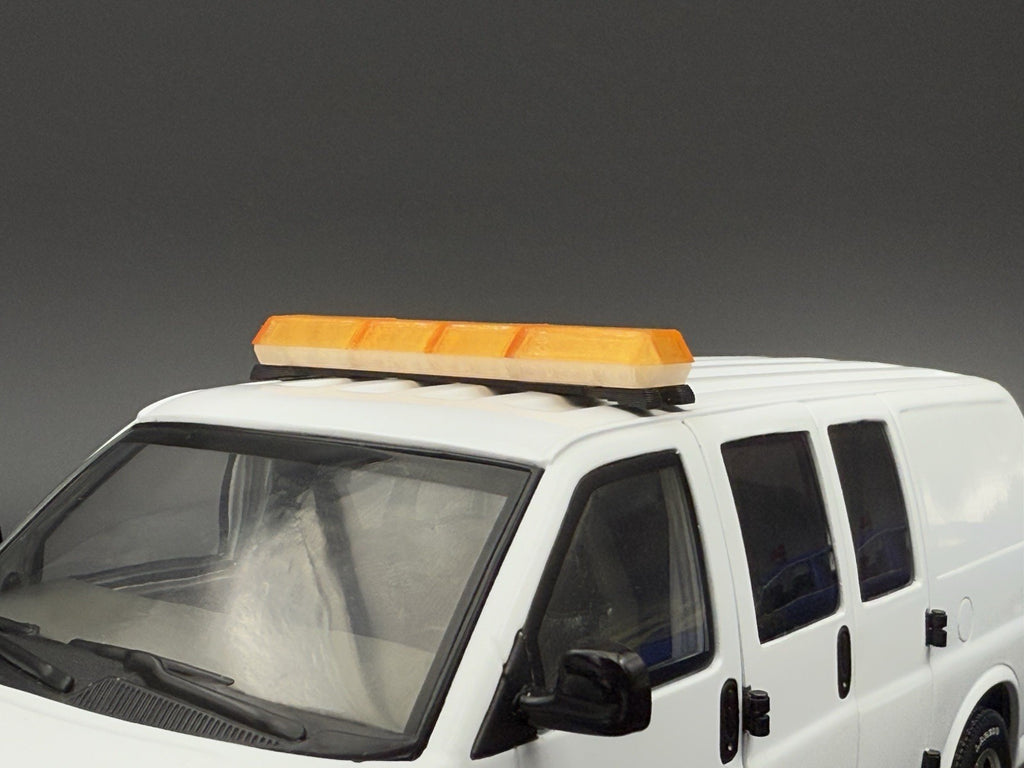 1/24 25 Scale Amber Yellow Code 3 MX7000 XL Lightbar Work Tow Truck Width 58”7