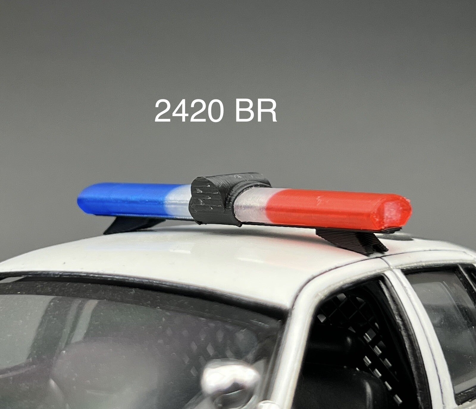 1/24 25 Scale Model Jetsonic Lightbar CHP CA Style Blue Red Amber Police 2420CA1