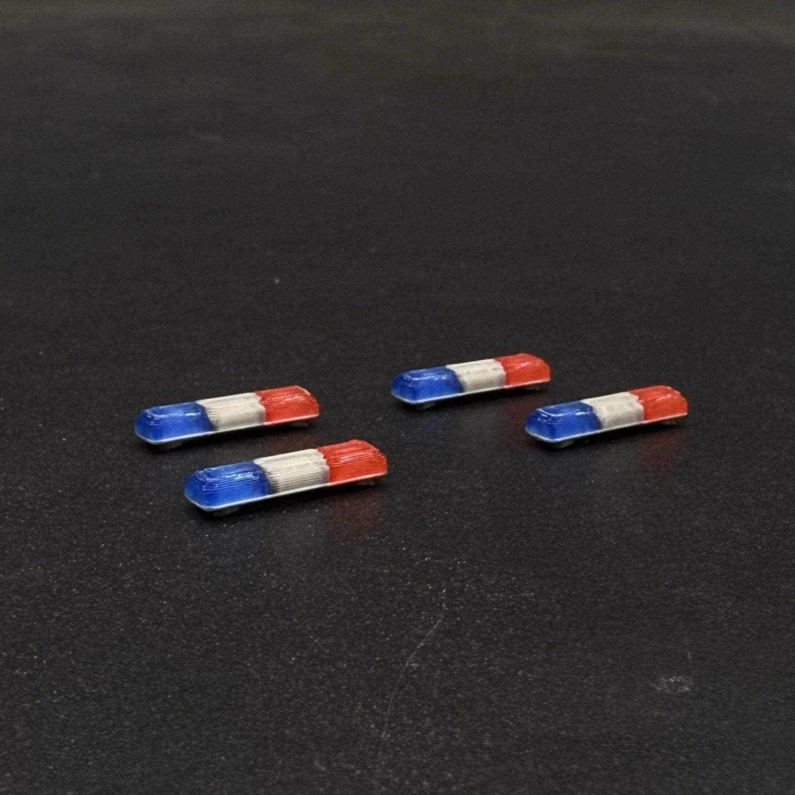 4 Pack 1/87 HO Smith Wesson 8000 8780 8880 8980 Lightbar Blue Red Police Sheriff10