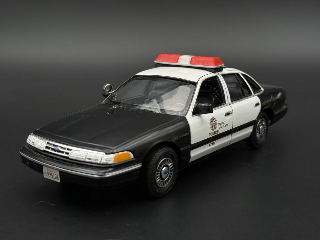 1/24 1/25 Scale Model Red Clear Code 3 LP6000 Lightbar Police Fire 2411ClearR3